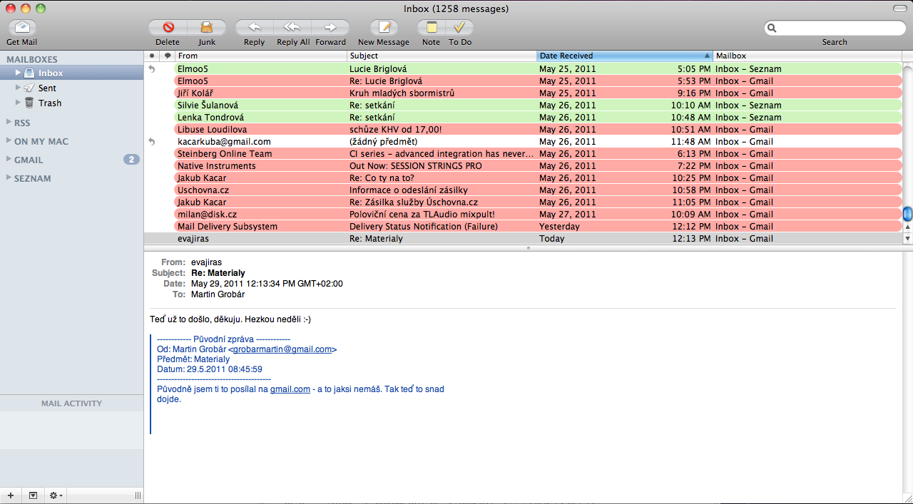 přihlašovací formulář k e-mailu google